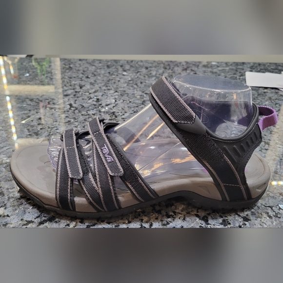 Teva Women's Sandals in Gray and Purple - Picture 6 of 12